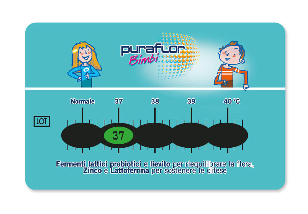 puraflor bimbi fevertest card