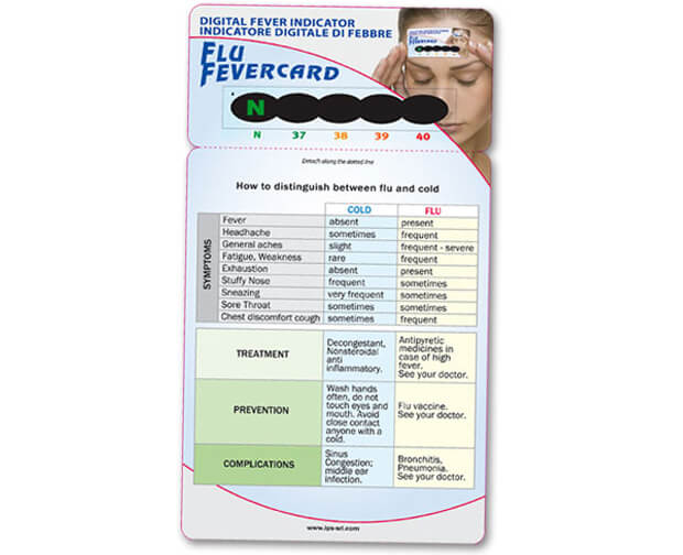 flu fevercard