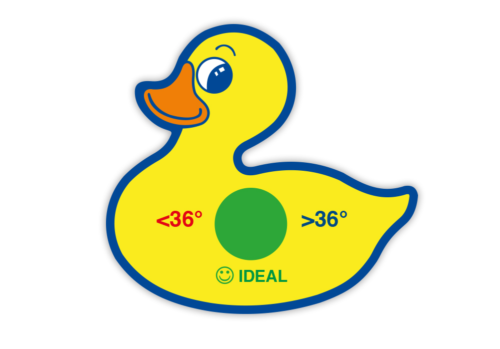 article promotionnel bathermo pour produits pour enfants